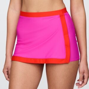 GAP Vibrant Pink Sarong with Red Accents